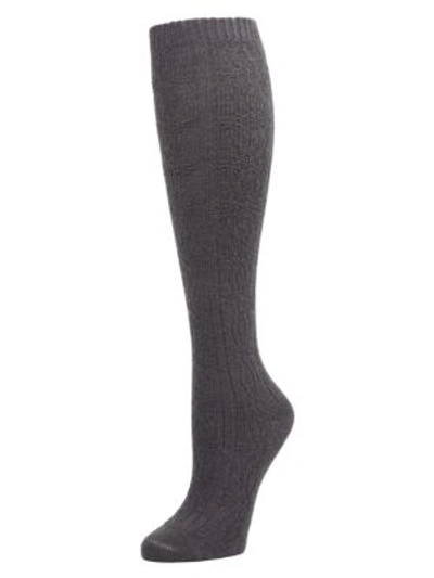 Natori Knee-high Socks In Dark Taupe