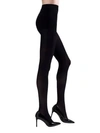 Natori Opaque Control Top Tights In Black