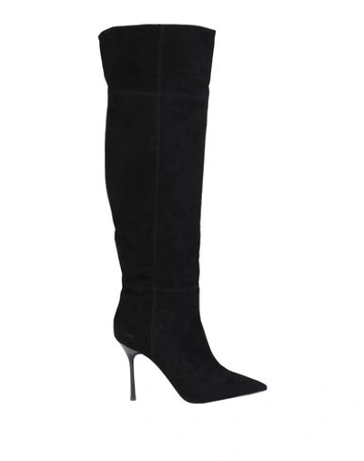 Giampaolo Viozzi Knee Boots In Black