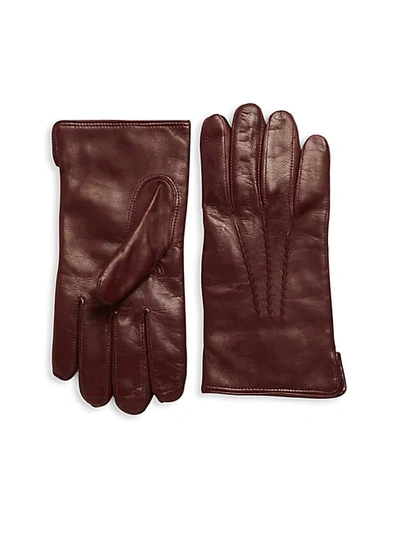 Saks Fifth Avenue Slip-on Leather Gloves