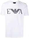 Emporio Armani Printed Logo T-shirt In White