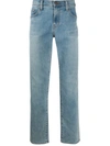 J Brand Tyler Taper Distressed Slim-fit Tapered Jeans In Hammerhead