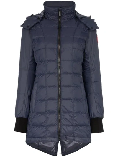 Canada Goose Ellison Padded Hooded Jacket In Blue