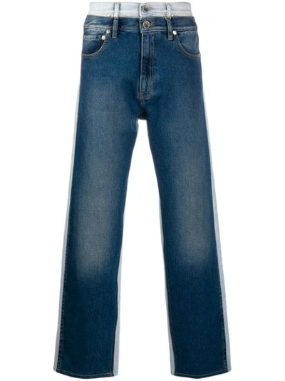 Maison Margiela Décortiqué Bootcut Jeans In Blue