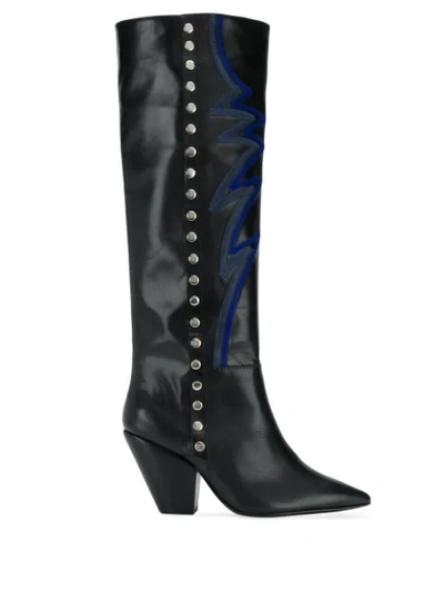 Toga Heeled Boots In Black