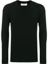 Pringle Of Scotland Off-gauge Cashmere Sweater In Black