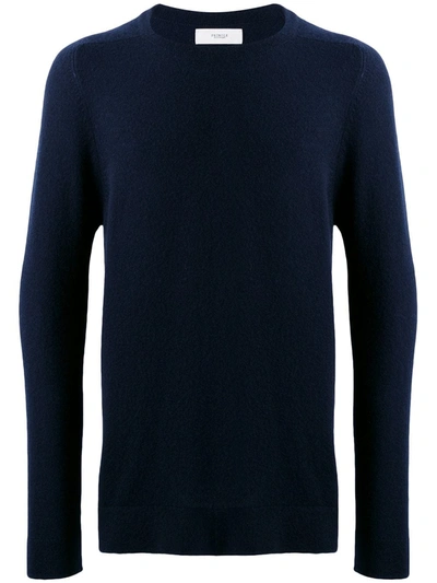 Pringle Of Scotland Off-gauge Cashmere Sweater In Blue
