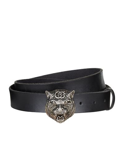 gucci tiger head belt