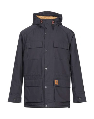 Carhartt Jackets In Bright Blue