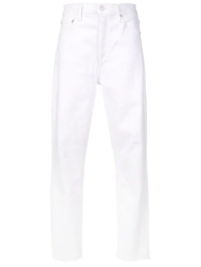 Agolde Nico Slim Fit Jeans In White