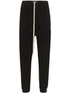 Rick Owens Stripe Sweat Pants In Black
