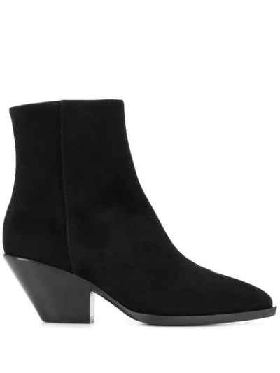 Giuseppe Zanotti Side Zip Fastening Boots In 001 Black