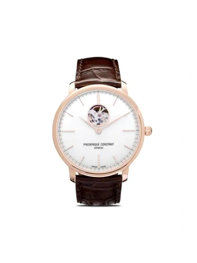 Frederique Constant Slimline Heart Beat Automatic 40mm In White