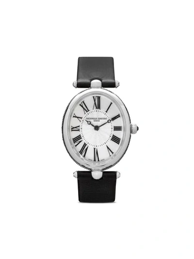 Frederique Constant Classic Art Déco Oval 30 X 25mm In White