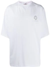 Gcds Logo Plaque T-shirt In White