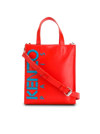 Kenzo Handtasche In Colour-block-optik In Red