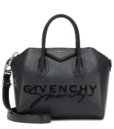Givenchy Black Double Signature Antigona Tote Bag