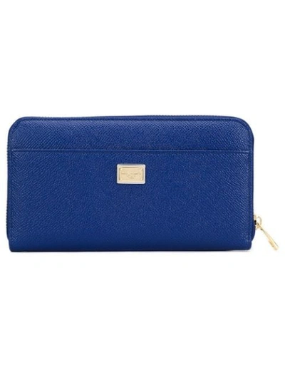 Dolce & Gabbana 'dauphine' Wallet In Blue