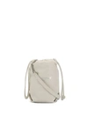 Saint Laurent Small Teddy Bucket Bag In White