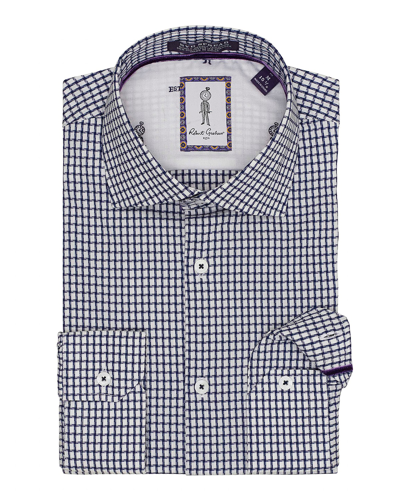 Robert Graham Men's Acton Dress Shirt In Navy