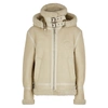 Chloé Shearling And Leather Aviator Jacket In Neutrals