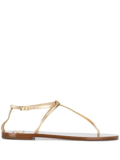 Valentino Garavani Sandalen Mit Nieten In Gold