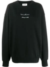 Acne Studios Cut Out Logo Sweater In Black