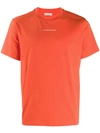 Sandro Solid Slim Fit Crewneck Tee In Orange