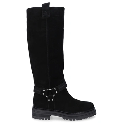 Sergio Rossi Boots Long Shaft Motor 015 In Black