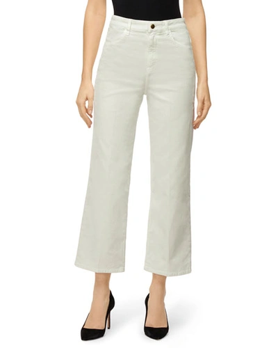 J Brand Joan High Rise Cropped Wide-leg Jeans In Messaline