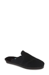 Toms Women's Nova Faux-fur Slippers In Black Suede