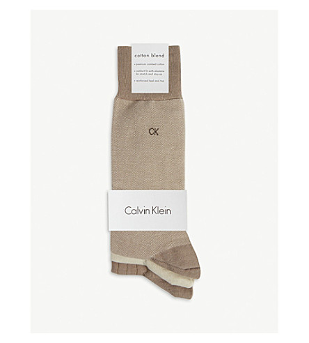 calvin klein combed cotton socks