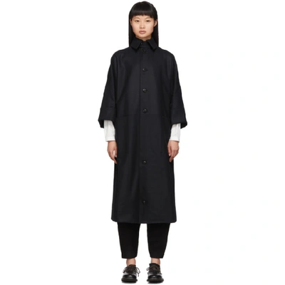 Toogood The Doorman Oversized Wool Coat In Flint