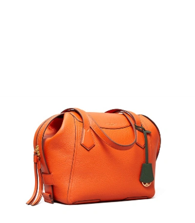 Tory Burch Perry Satchel In Canyon Orange