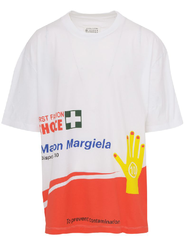 maison margiela memory of label t shirt