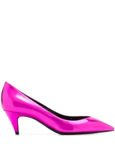 Saint Laurent Charlotte Dècolletè 55mm Pumps In Pink