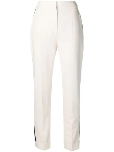 Stella Mccartney Tuxedo Trousers In Neutrals