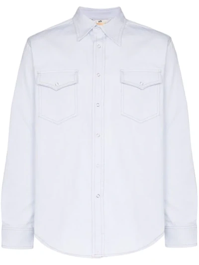 Eytys Falcon Twill Shirt In White