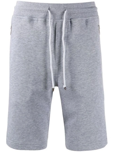 Brunello Cucinelli Regular Fit Track Shorts In Grey