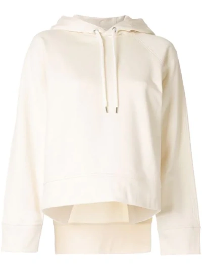 Cedric Charlier Basic Hoodie In White