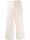Gucci Side Tape Culottes In Ivory