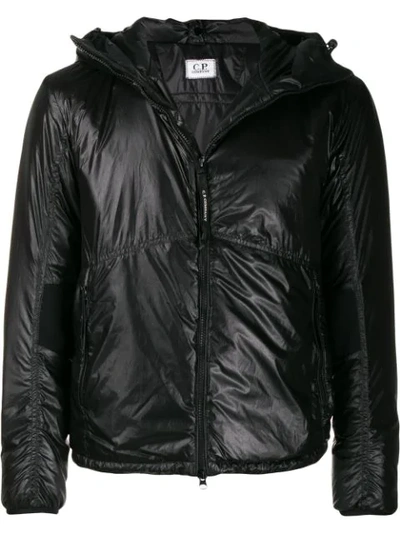 C.p. Company Padded Bomber Jacket In Black