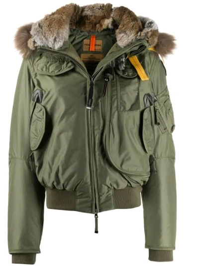 Parajumpers Gobi Padded Bomber Jacket In 759 Military