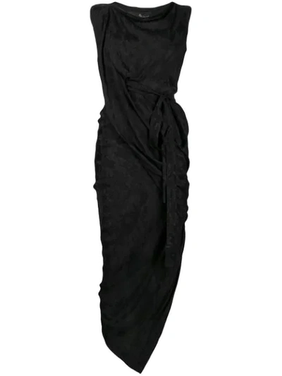 Vivienne Westwood Anglomania Jacquard Midi Dress In Black