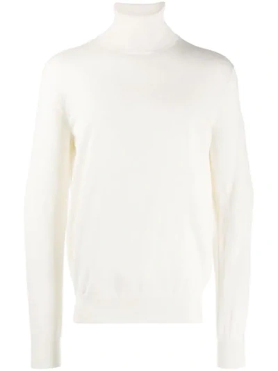 Dolce & Gabbana Oversized Roll-neck Sweater In White