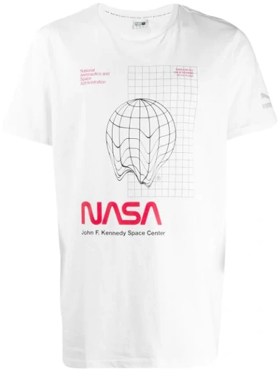 Puma Nasa T-shirt In White | ModeSens