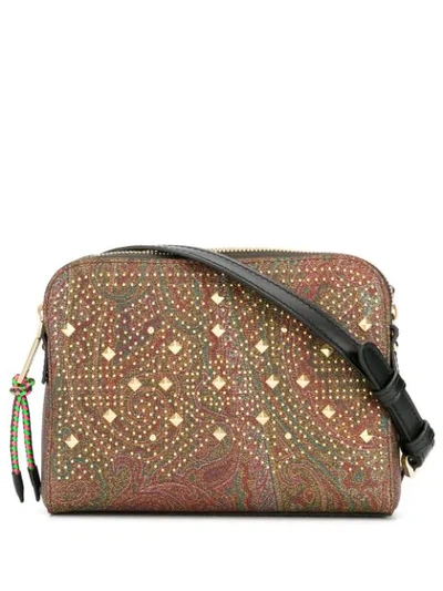 Etro Paisley Camera Bag In Brown