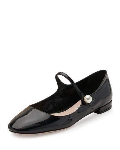patent leather mary jane flats
