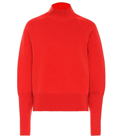 Acne Studios Kelenor Compact Merino Sweater In High Neck Sweater