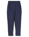 Patrizia Pepe Cropped Pants In Dark Blue